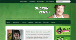 Desktop Screenshot of gudrun-zentis.de
